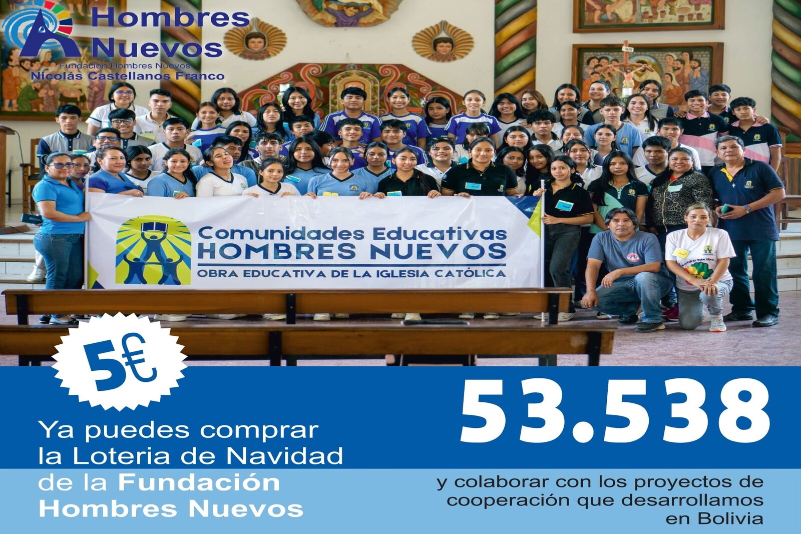 Ya tenemos nuestra lotería de Navidad 2026 a la venta. Tú compras suerte y a nosotros nos regalas ayuda.