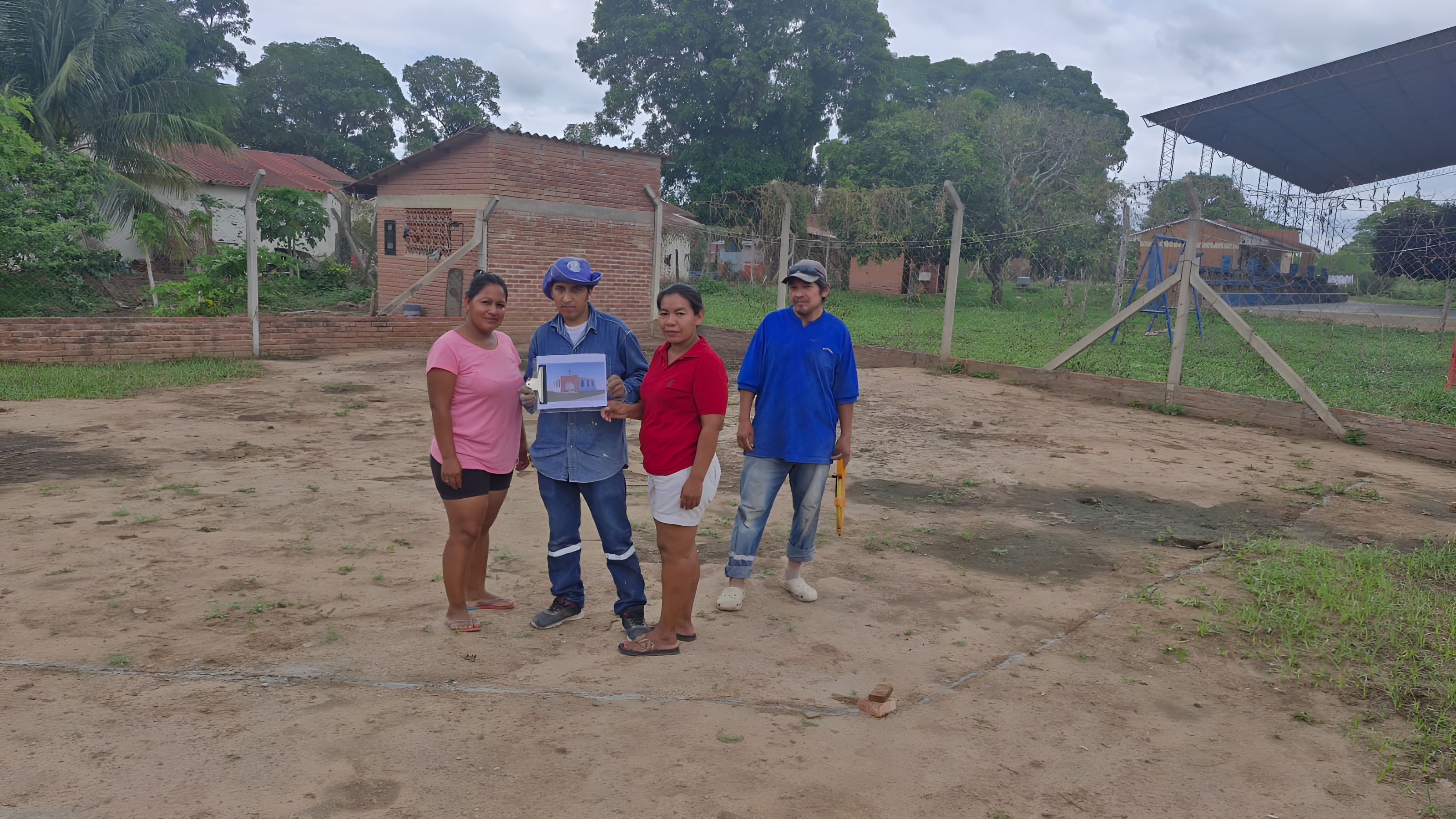Construcción de una capilla en la Comunidad Las Maras en la provincia de Warnes en el departamento de Santa Cruz
